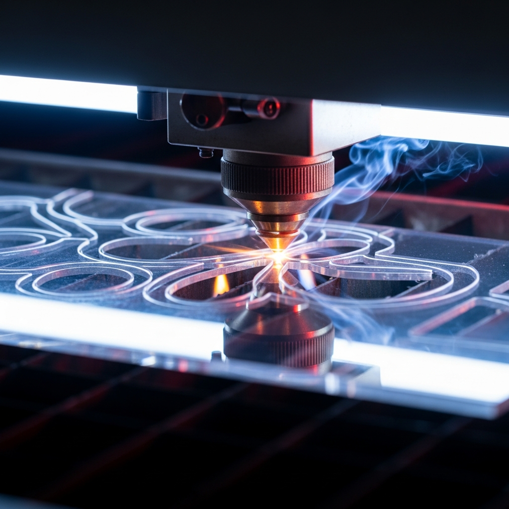 лазерне різання акрилу